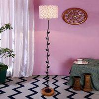 Ferlin Multicolour Cotton Shade Floor Lamp