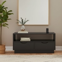 Zephyr Storage Coffee Table in American Walnut Finish