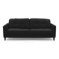 Franco 2 Seater Leather Sofa in Licorice Colour
