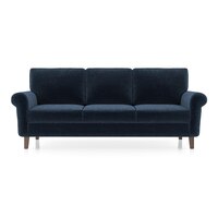 Oxford 3 Seater Fabric Sofa in Cobalt Colour