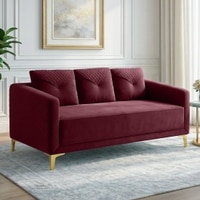 Arab Velvet 3 Seater Sofa Maroon Color