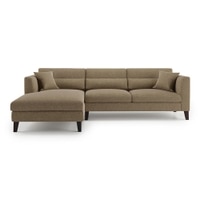 Lewis Sectional Sofa (Colour : Dune, Cushion : Soft, Seater : Left Aligned 3 Seater + Left Aligned Chaise)