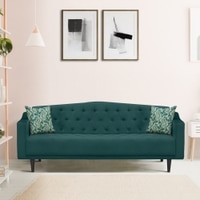 Pacific 3 Seater Sofa Cum Bed In Dark Pink Colour