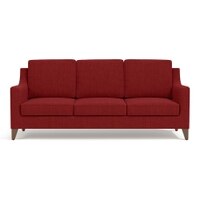 Abbey Sofa Set (Colour : Salsa Red, Cushion : Hard, Seater : 3+2+1)
