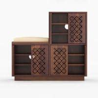 Claire Shoe Rack Of 25 Pairs In Provincial Teak Color