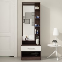Amora Dressing Table in Choco Walnut Finish