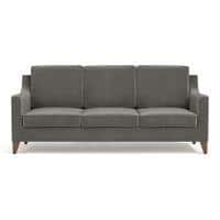Abbey Sofa Set (Colour : Ash Grey Velvet, Cushion : Hard, Seater : 3+2+1)