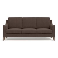 Abbey Sofa Set (Colour : Daschund Brown, Cushion : Hard, Seater : 3+1+1)