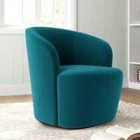 Aron Accent chair Velvet in T Blue Color
