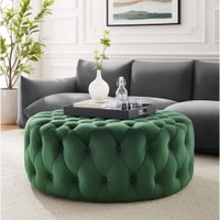 Kolden Ottoman Color in Mint Green