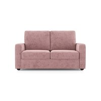 Apollo Compact High Back 2 Seater Fabric Sofa in Desert Rose Colour