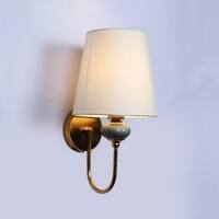 Eliante Orluna Gold Iron Wall Light With E27 Holder In Gold Colour