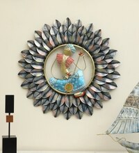W-Shaurya Abstract Metal Wall Decor in Multicolor Set of 1