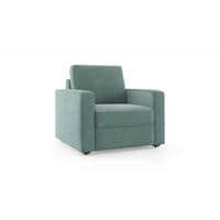 Apollo Compact 1 Seater Fabric Sofa