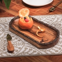 Ireka Home Oh Deer Serving Platter – Carved Design