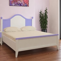 Victoria Solid Wood Bed in Persian Lilac Colour