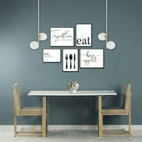 Aurillac Marble 6 Dining Set