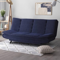 Smith 3 Manual Sofa cum Bed in Blue (Colour : ink blue)