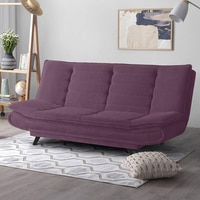 Smith 3 Manual Sofa cum Bed in Purple (Colour : sangria purple)
