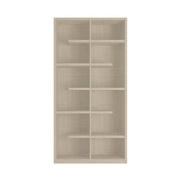 Renata Engineered Wood  Bookshelf in Bronze Cambric Finish