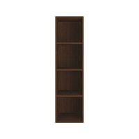 Saratoga Engineered Wood  Bookshelf in Coffee Walnut Finish