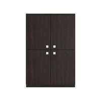 Romano Engineered Wood  Bookshelf in Antique Ebony Finish