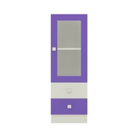 Regalia Engineered Wood  Bookshelf in Lavender Purple Finish