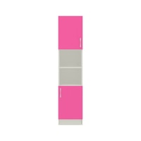 Zahra Engineered Wood  Bookshelf in Barbie Pink Finish