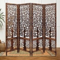 Shilpi Handcarved Wooden Room Divider Panels -NSHC002