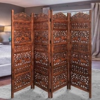 Shilpi Handcarved Wooden Room Divider Panels -NSHC004