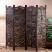 Shilpi Handcarved Wooden Room Divider Panels -NSHC009