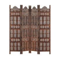 Shilpi Handcarved Wooden Room Divider Panels -NSHC022