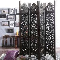 Shilpi Handcarved Wooden Room Divider Panels -NSHC029
