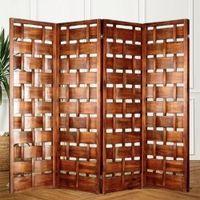 Shilpi Handcarved Wooden Room Divider Panels -NSHC034