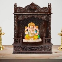 Shyla Solid Wood Free Standing Prayer Unit