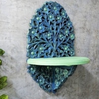 Will Multicolor Solid Wood Wal Shelf