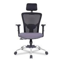 Noah Net Swivel Study Chair in Black Colour