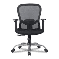 Corey Net Swivel Study Chair in Black Colour