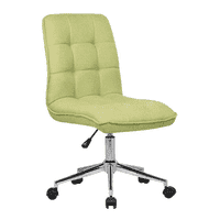 Feleena Fabric Swivel Study Chair in Green Colour
