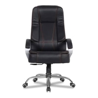 Adan Leatherette Swivel Study Chair in Black Colour