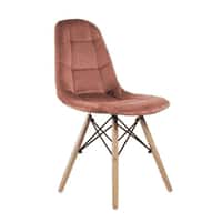 Maxime Leatherette Study Chair in Pink Colour
