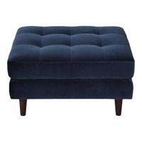 Brit Ottoman in Midnight Blue Colour
