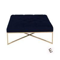 Ema Ottoman in Navy Blue Colour