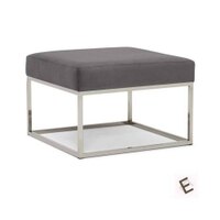 Eiffel Ottoman in Midnight Grey Colour