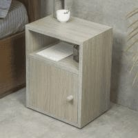 Mica Bedside Pine Hues Chest Side Table
