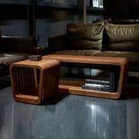 Roset Series Bedside Table in Walnut Finish