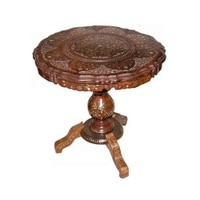 Shilpi Handicrafts Folding Coffee Table - Brown - Nshctbl08