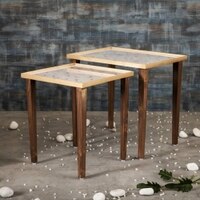 Seagull Solid Wood Nested End Table - Set of 2