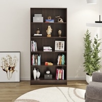 Alex Engineered Wood  Bookshelf in Wenge Finish