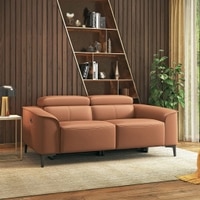 Molto Leather Recliner in Brown Colour
